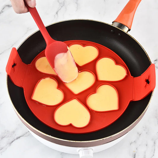 Heart-shaped perfect Egg & Pancake maker